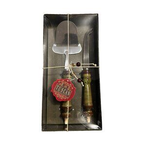 Tuscan traditions cheese slicer and Cheese knife set Ceramic Metal Dishwash Safe